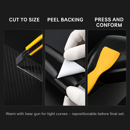 Carbon Fiber Vinyl Wrap for Vehicles and Electronics