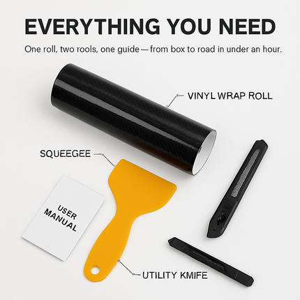 Carbon Fiber Vinyl Wrap for Vehicles and Electronics