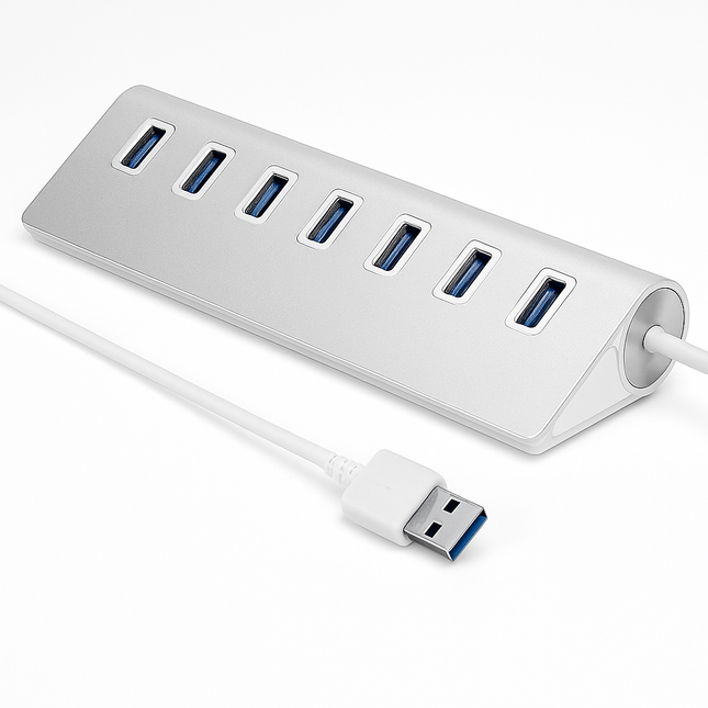 7-Port USB 3.0 Hub for efficient multitasking