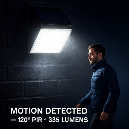 Solar Lights Wall Lamps with Motion Sensor