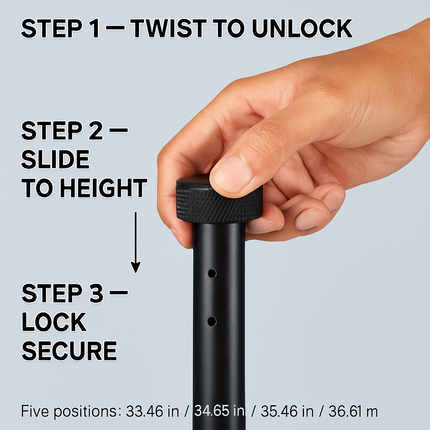 Folding Walking Cane for Travel and Comfort