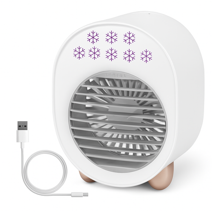 4-in-1 Portable Mini Desktop Air Conditioner Fan