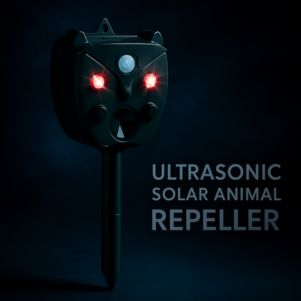 Ultrasonic Solar Animal Repeller for Garden and Yard