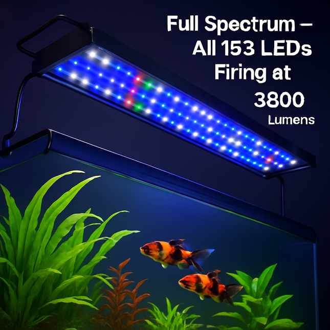 Aquarium LED Light with Extendable Brackets