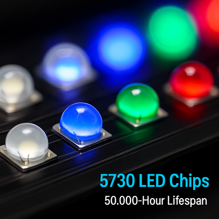 Aquarium LED Light with Extendable Brackets