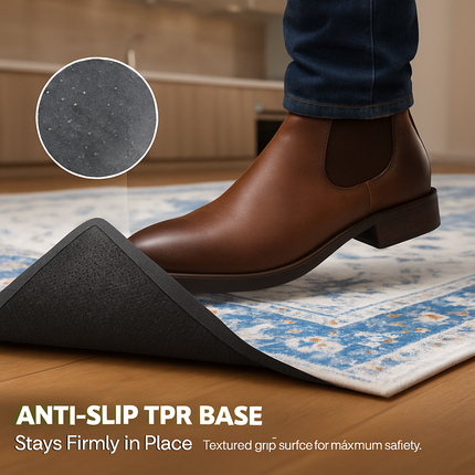 Vintage Area Rug - Soft, Waterproof Non-Slip for Home