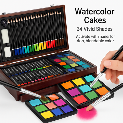 Art Supplies Kit: Complete Creative Studio Set