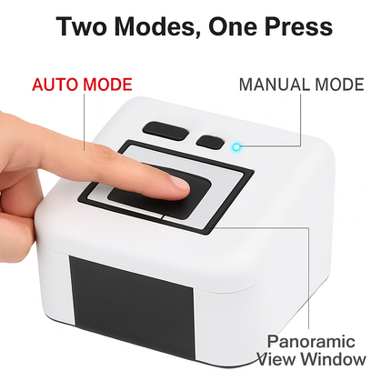 Automatic Card Shuffler with Auto and Manual Modes