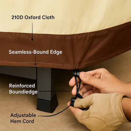 BBQ Grill Cover for Outdoor Use - All-Weather