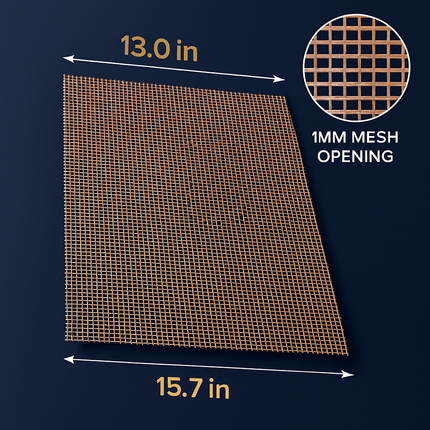 Grill Mat Beige - Reusable Non-Stick Grilling Accessory