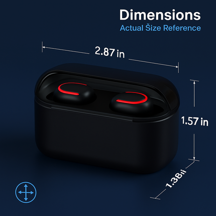 TWS Earbuds with Mic for Dual-Mode Stereo