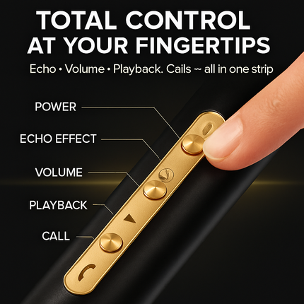 Wireless Karaoke Microphone with Built-in Speaker