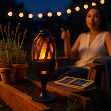 LED Flame Speakers Torch Wireless Speaker