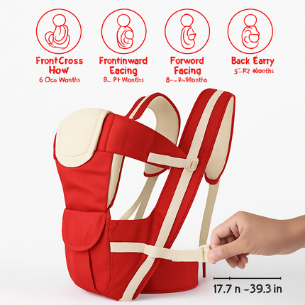 Breathable Baby Carrier Adjustable Wrap Sling