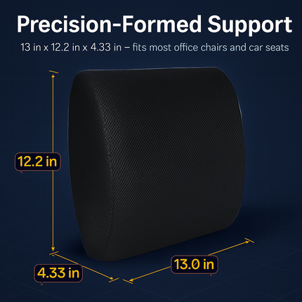 Lumbar Support Pillow for Comfort and Back Relief