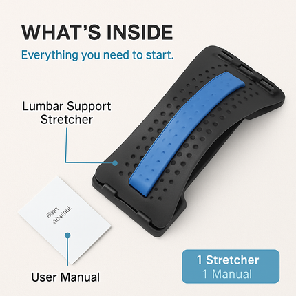 Back Massage Stretching Device for Lower Back Pain Relief
