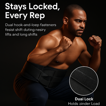 Back Support Brace with Breathable Mesh Lumbar Support