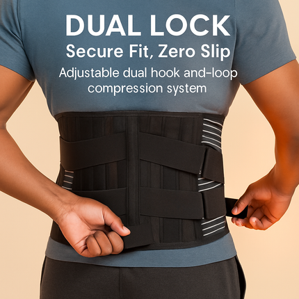 Back Support Brace with Breathable Mesh Lumbar Support