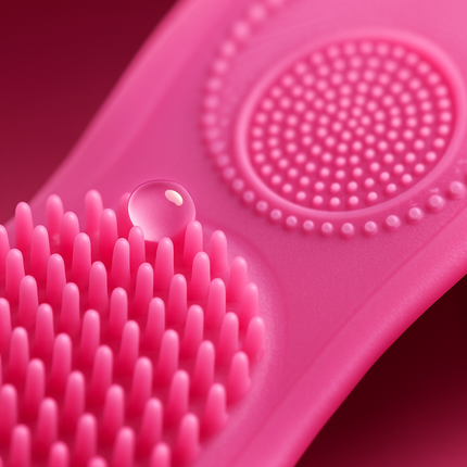 Silicone Back Scrubber Belt for Shower Scrubber - Blue