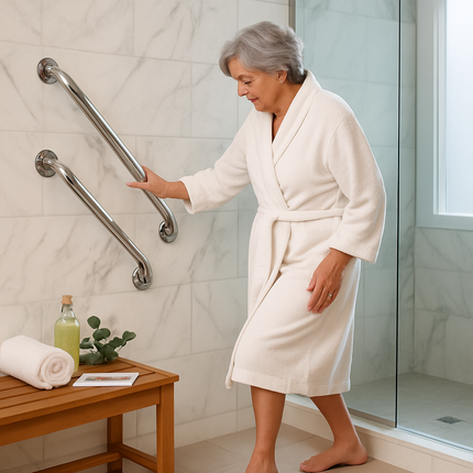 Bath Grab Bar Stainless Steel Safety Handle
