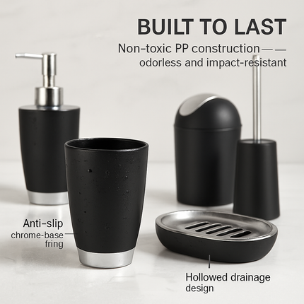 Bathroom Accessories Set for Modern Home Organization