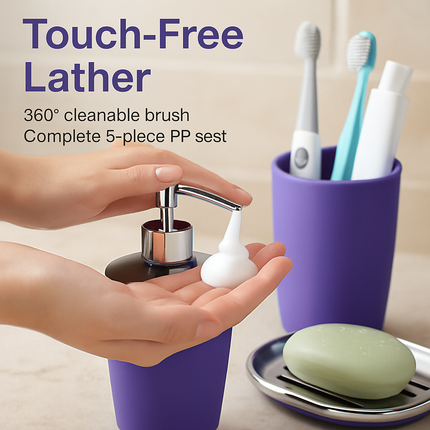 Bathroom Accessories Set for Modern Home Organization