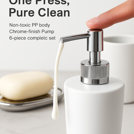 Bathroom Accessories Set for Modern Home Organization