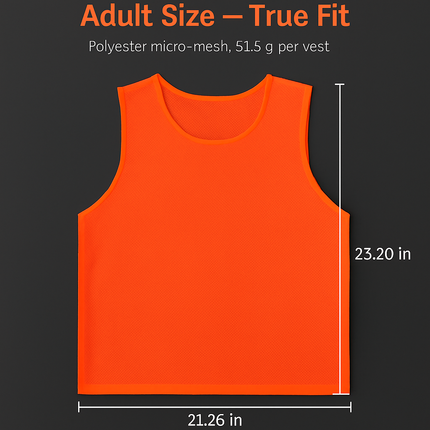 5Pcs Mesh Scrimmage Vests for Team Sports