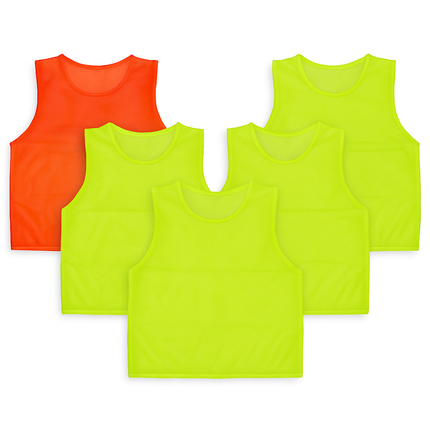 5Pcs Mesh Scrimmage Vests for Team Sports