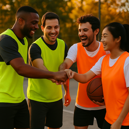 5Pcs Mesh Scrimmage Vests for Team Sports