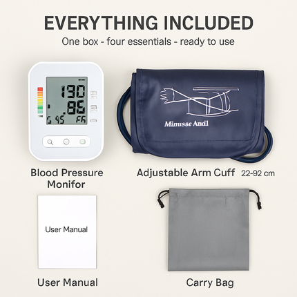 Arm Blood Pressure Monitor with Voice Broadcast