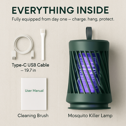 Rechargeable Mosquito Killer Lamp with Night Light
