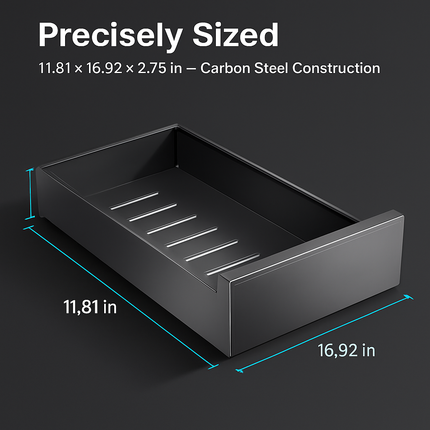 Pull-Out Cabinet Organizer with Slide-Out Drawer