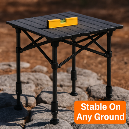 Portable Folding Camping Table With Adjustable Height