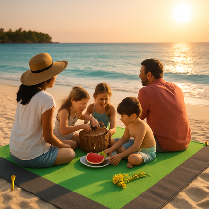 Foldable Picnic Blanket: Sand-Proof & Water-Resistant