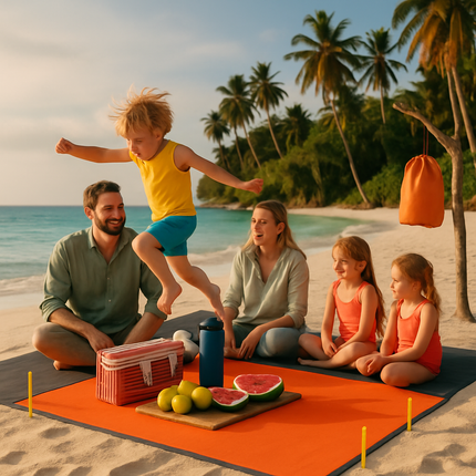Foldable Picnic Blanket: Sand-Proof & Water-Resistant
