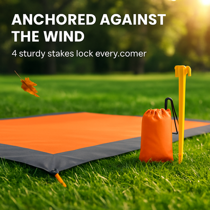 Foldable Picnic Blanket: Sand-Proof & Water-Resistant