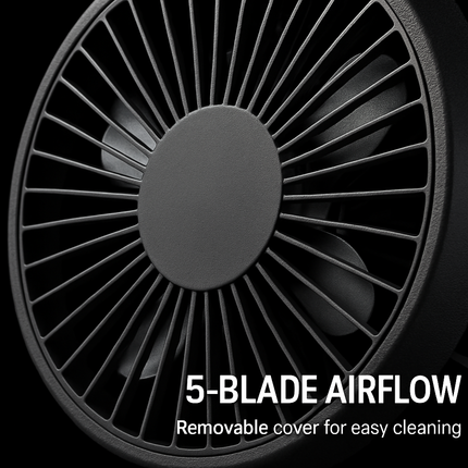 Portable Camping Fan with 3 Speeds and Rechargeable Battery