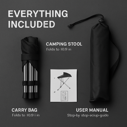 Foldable Camping Stool for Outdoor Adventures