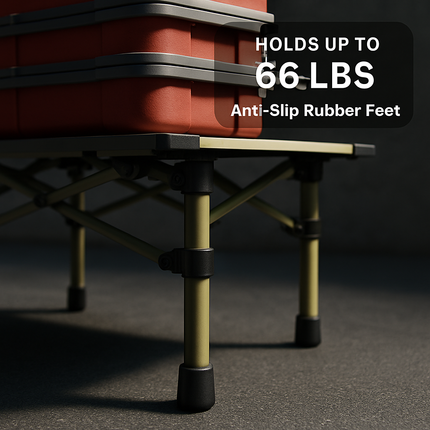 Folding Camping Table - Portable Roll-Up Outdoor Desk