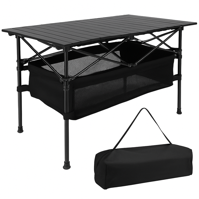 Folding Camping Table – Portable Roll-Up Picnic Desk