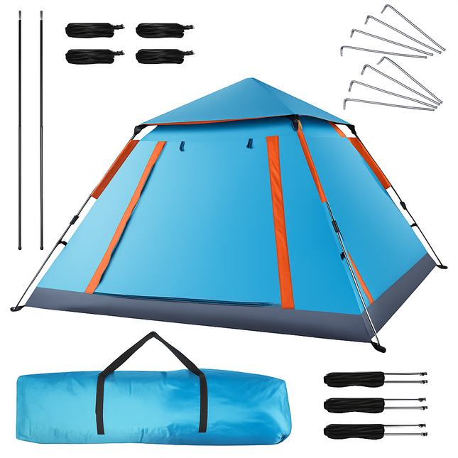 Camping Tent for 4-5 People – Foldable Waterproof