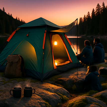 Camping Tent for 4-5 People – Foldable Waterproof
