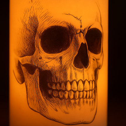 Halloween Flameless Candle Lamp 3-Pack with Timer