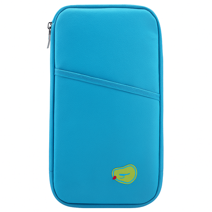Travel Passport Wallet 12Cells Ticket ID Credit Card Holder Water Repellent Documents Phone Organizer Zipper Case Business Trip Daily Use