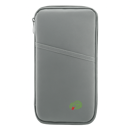 Travel Passport Wallet 12Cells Ticket ID Credit Card Holder Water Repellent Documents Phone Organizer Zipper Case Business Trip Daily Use