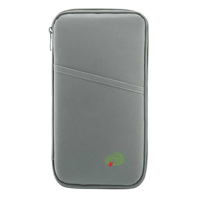 Travel Passport Wallet 12Cells Ticket ID Credit Card Holder Water Repellent Documents Phone Organizer Zipper Case Business Trip Daily Use