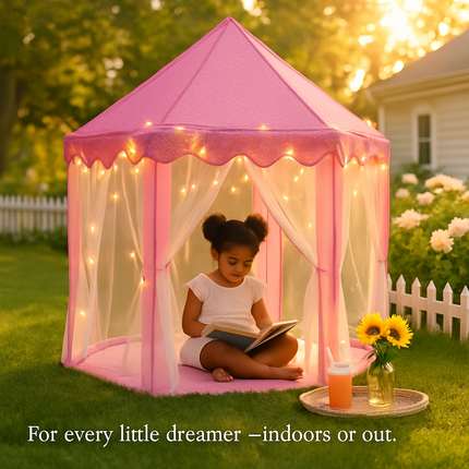 Princess Castle Play Tent for Indoor & Outdoor Fun