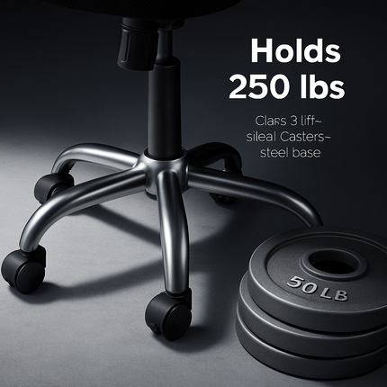 Mesh Ergonomic Office Chair with 135° Reclining Task Chair with 3.94in Adjustable Height Virgin Sponge Seat Cushion