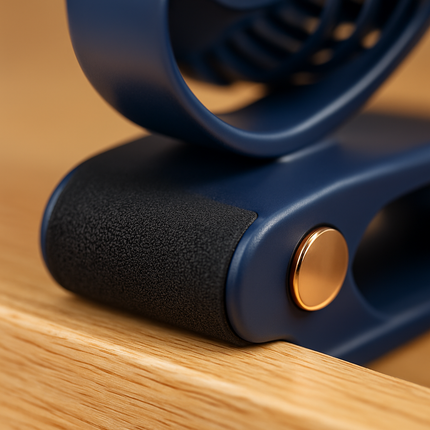 Clip-On Desk Fan for Camping and Office — Quiet & Adjustable